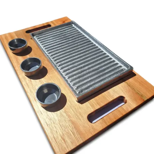 Tabla con Plancha de Aluminio Málaga 